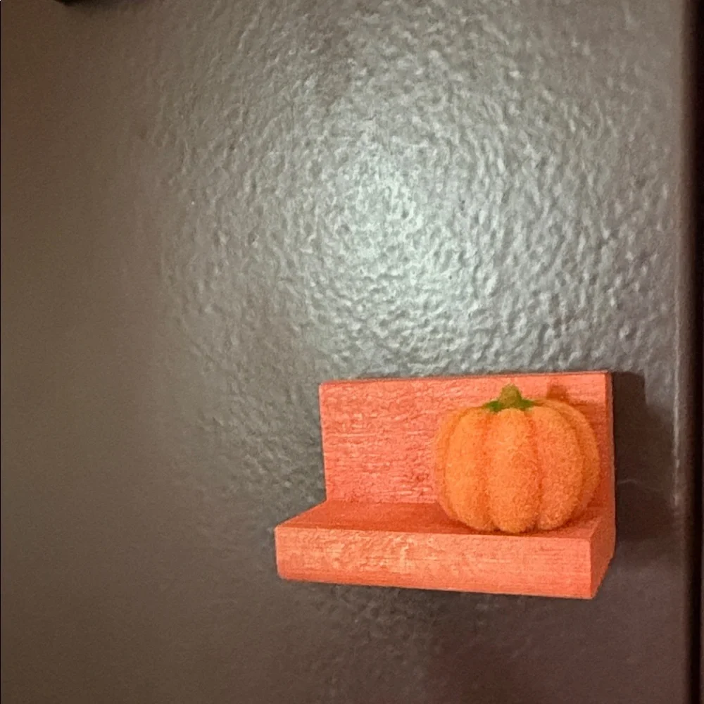 Orange Pumpkin Magnet Decor